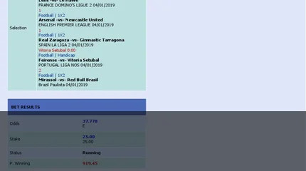 Mix Parlay Football Accumulator